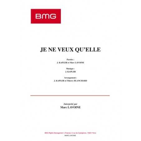 JE NE VEUX QU'ELLE