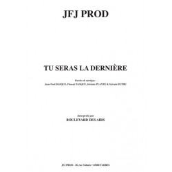 Partition TU SERAS LA DERNIÈRE BOULEVARD DES AIRS