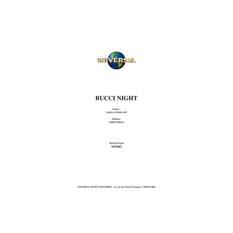 Partition BUCCI NIGHT NINHO