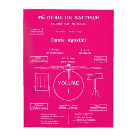 AGOSTINI - MÉTHODE DE BATTERIE VOL.1
