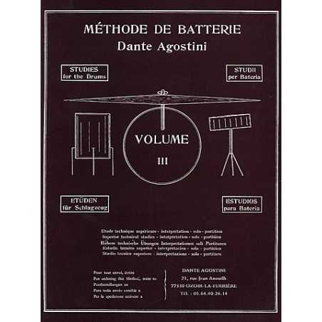 AGOSTINI - MÉTHODE DE BATTERIE VOL.3