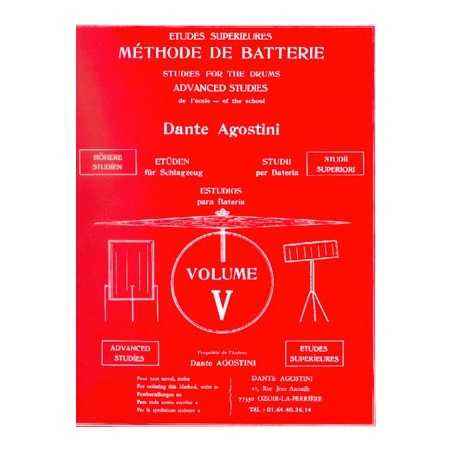 AGOSTINI - METHODE DE BATTERIE VOL.V