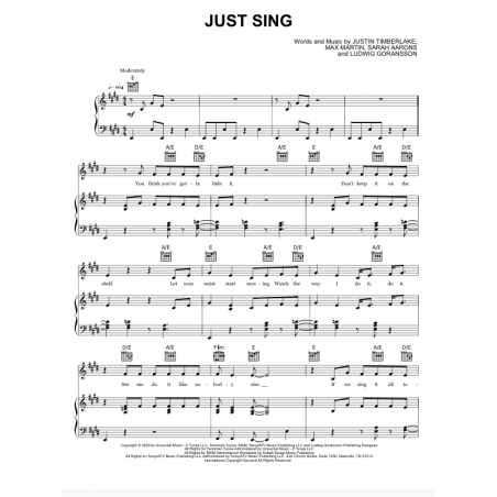 JUST SING