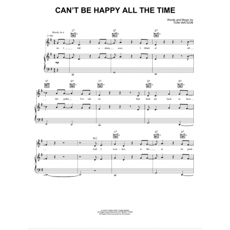 CAN'T BE HAPPY ALL THE TIME