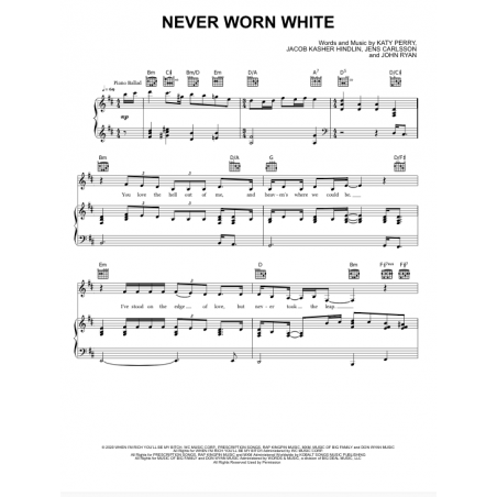 NEVER WORN WHITE
