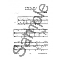 DEUX NOCTURNES POUR HAUTBOIS ET PIANO