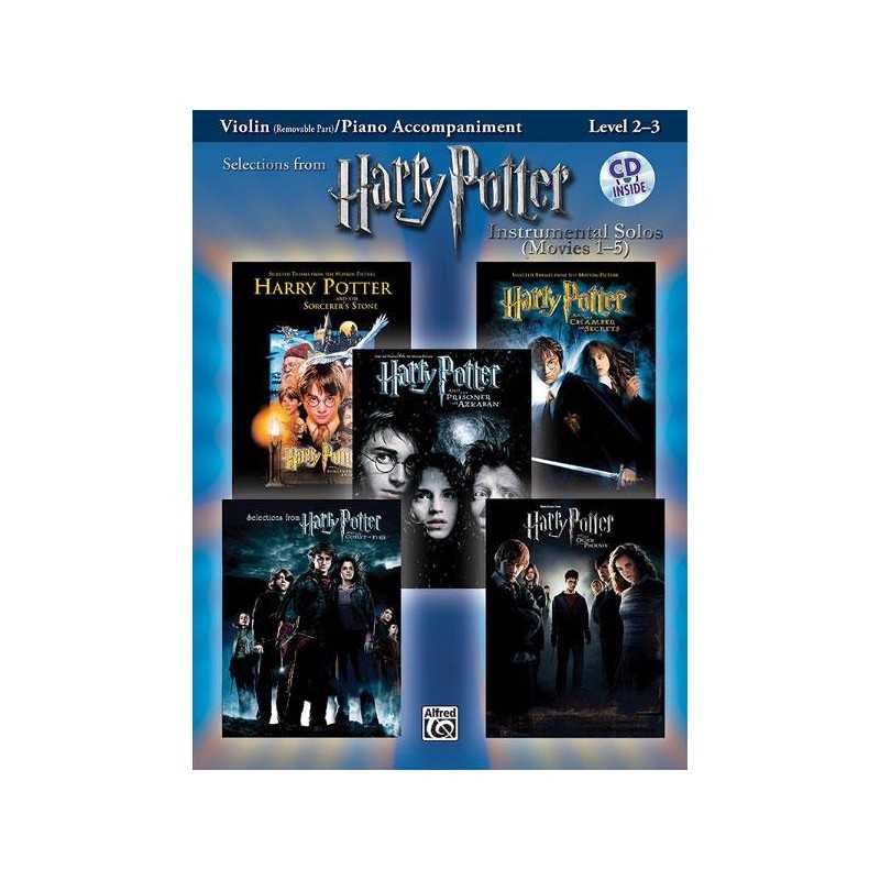 HARRY POTTER INSTRUMENTAL SOLOS FILMS 1-5 VIOLIN