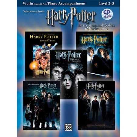 HARRY POTTER - INSTRUMENTAL SOLOS FILMS 1-5 VIOLIN (+CD)