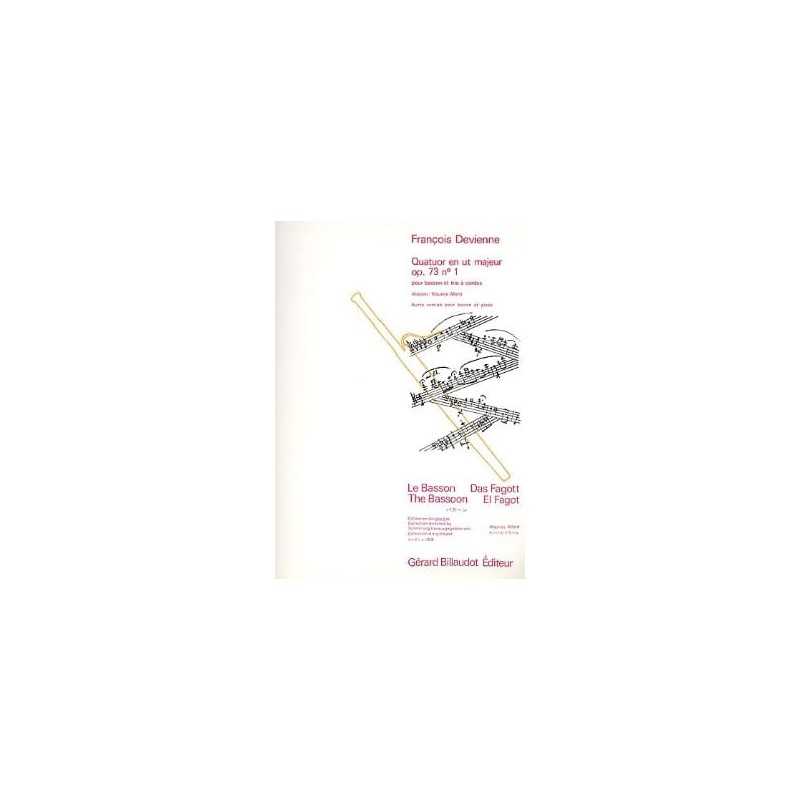QUATUOR EN UT MAJEUR OPUS 73 No1 BASSON ET TRIO A CORDES