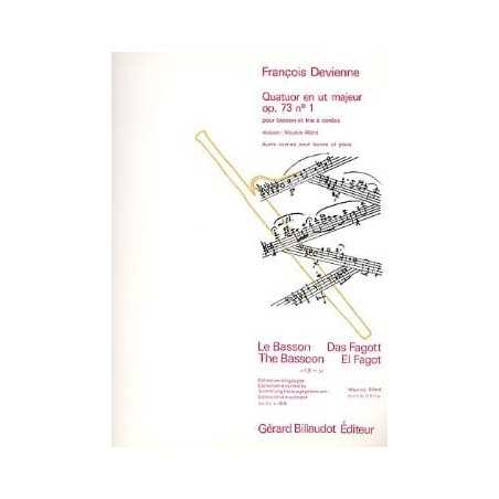 QUATUOR EN UT MAJEUR OPUS 73 No1 - BASSON ET TRIO A CORDES