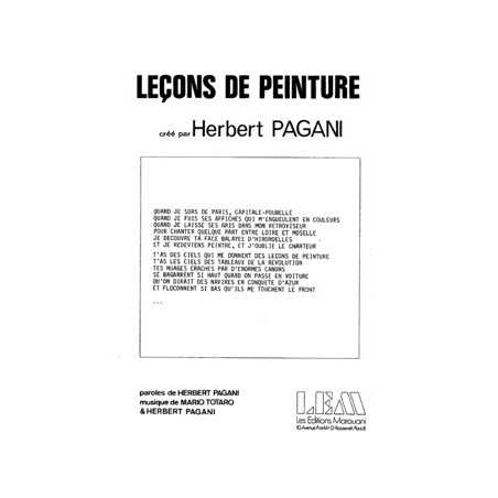 LEÇONS DE PEINTURE