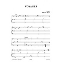 Sheet music VOYAGES (INSTRUMENTAL) Michel Polnareff