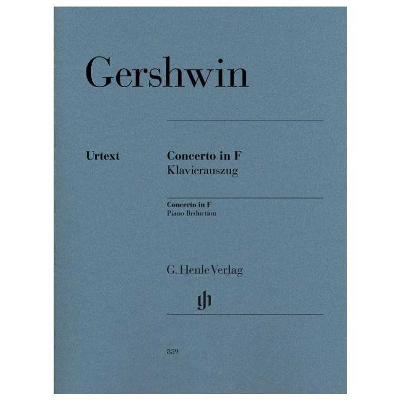 Partition CONCERTO IN F FOR PIANO AND ORCHESTRA