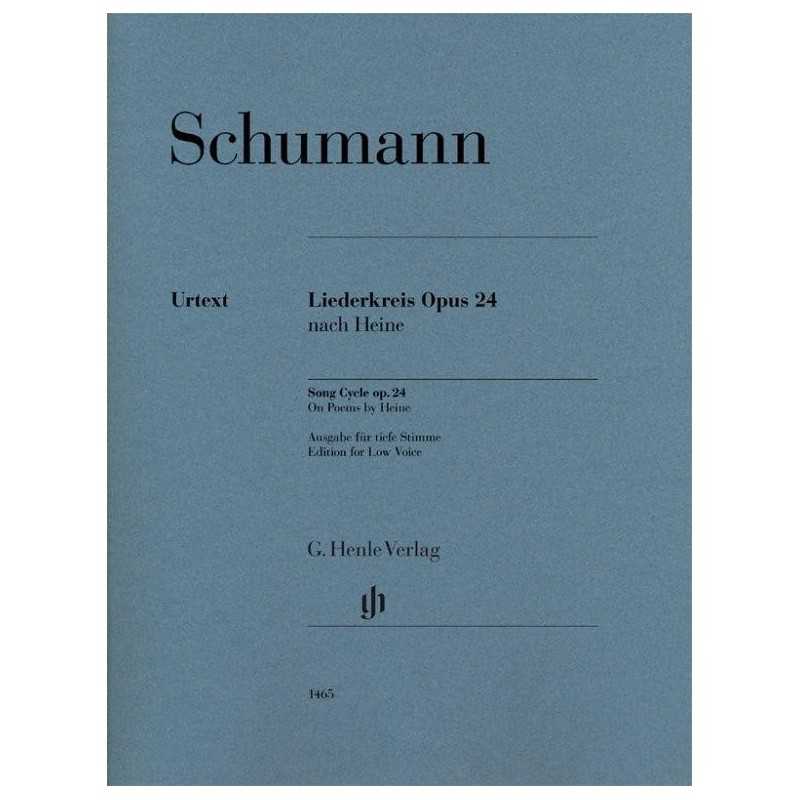 Partition SONG CYCLE OP. 24 ON POEMS BY HEINE