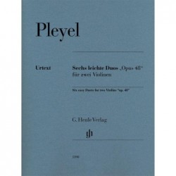 Partition SIX DUOS (OP. 48) FOR TWO VIOLINS