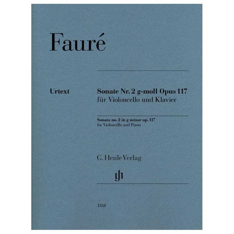 Partition SONATA NO. 2 IN G MINOR OP. 117