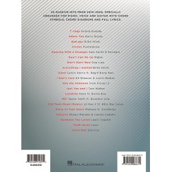 Sheet music CHART HITS OF 2019-2020 (PVG)