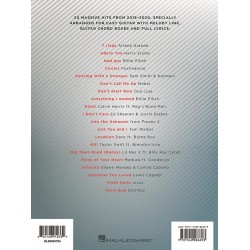 Sheet music CHART HITS OF 2019-2020 (GUITARE FACILE)
