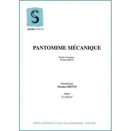 PANTOMIME MÉCANIQUE