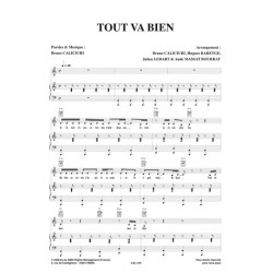 Sheet music TOUT VA BIEN CALI