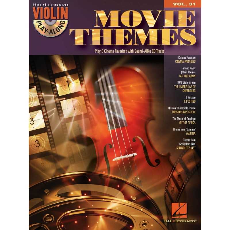 VIOLIN PLAY-ALONG VOL.31 MOVIE THEMES