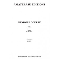 Partition MÉMOIRE COURTE DADJU
