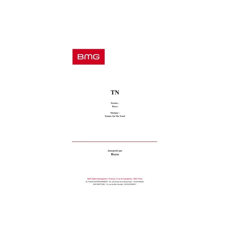 Partition TN ROYCE