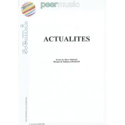 Sheet music ACTUALITÉS Yves MONTAND