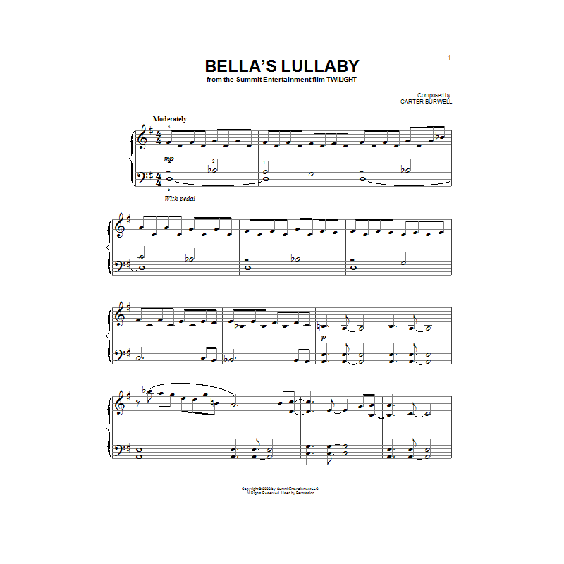 BELLA'S LULLABY