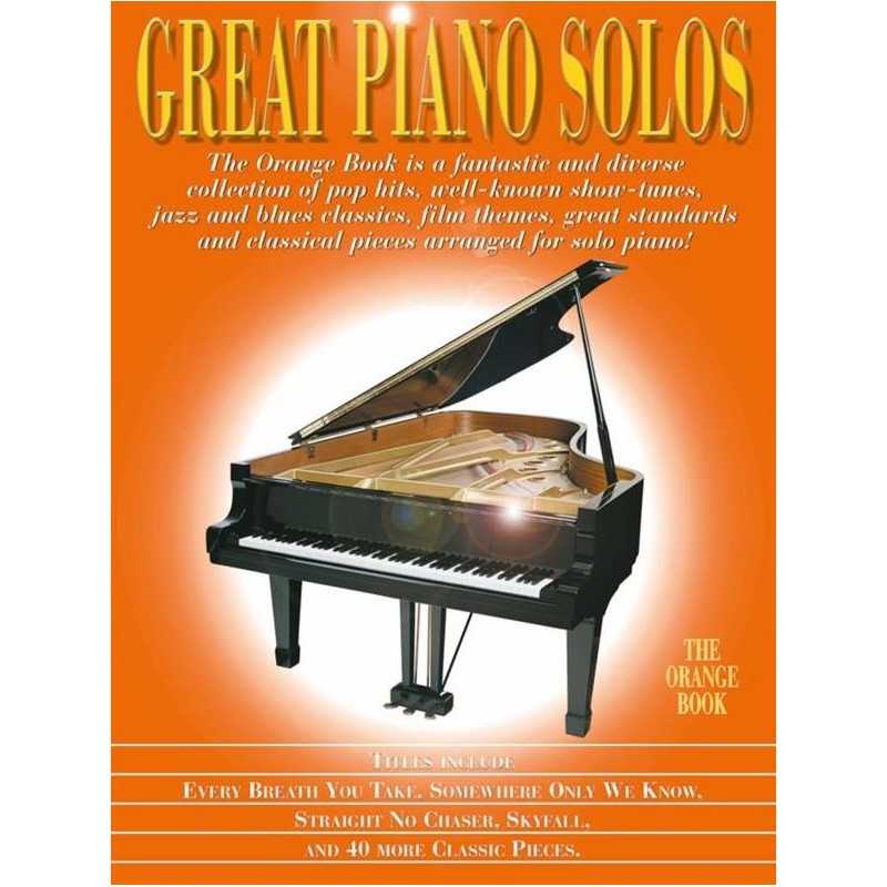 GREAT PIANO SOLOS THE ORANGE BOOK