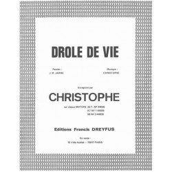 Partition DRÔLE DE VIE CHRISTOPHE