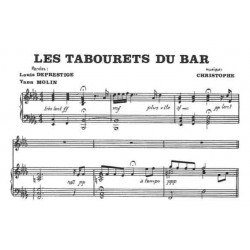 Partition LES TABOURETS DU BAR CHRISTOPHE