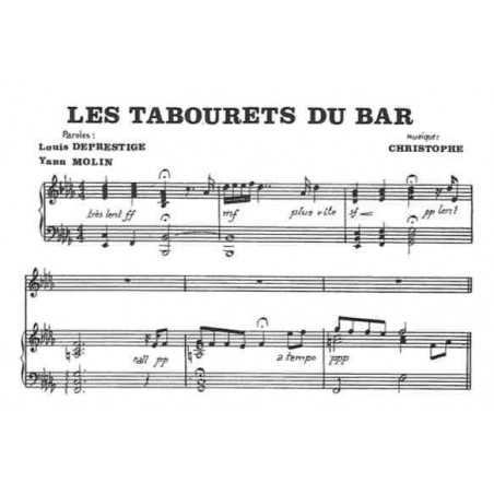 LES TABOURETS DU BAR