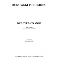 Partition BYE BYE MON ANGE Elisa TOVATI
