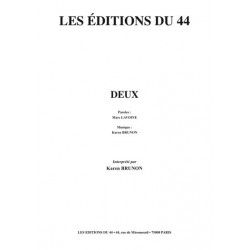 Partition DEUX Karen BRUNON