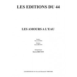 Partition LES AMOURS À L'EAU Karen BRUNON