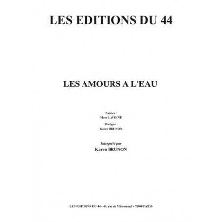 LES AMOURS À L'EAU