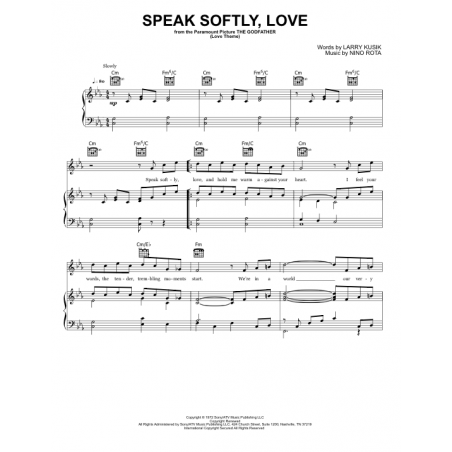 SPEAK SOFTLY LOVE (LOVE THEME)