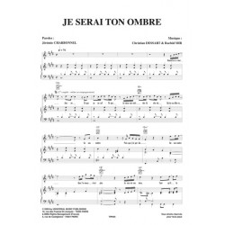 Sheet music JE SERAI TON OMBRE CLÉOPÂTRE