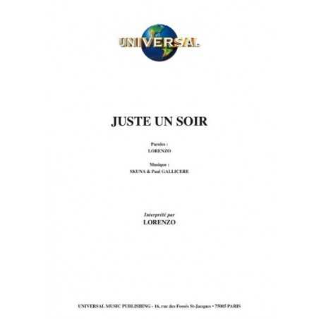 JUSTE UN SOIR