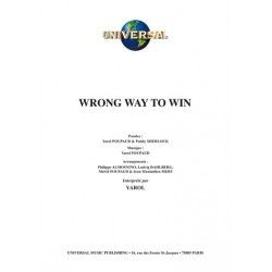 Partition WRONG WAY TO WIN YAROL