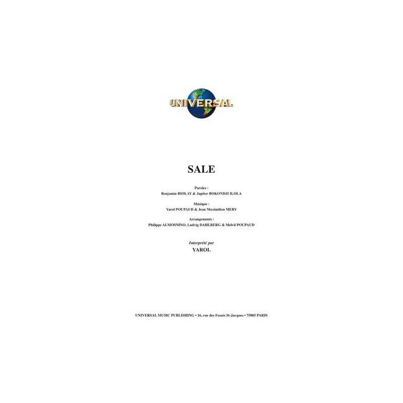 Sheet music SALE YAROL