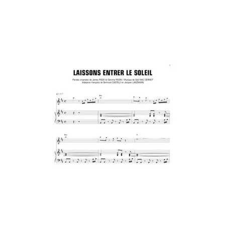 LAISSONS ENTRER LE SOLEIL