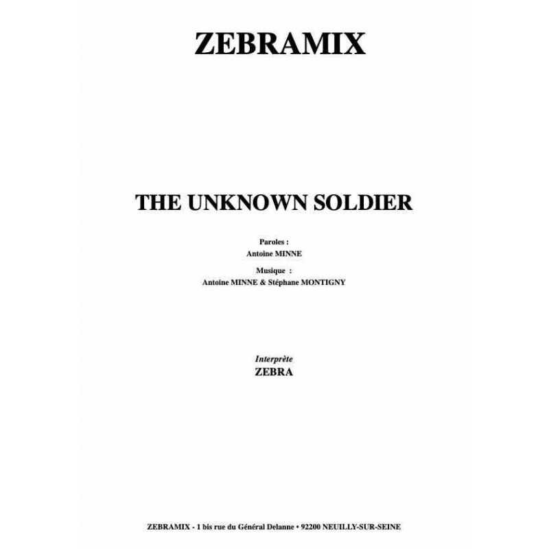 Partition THE UNKNOWN SOLDIER ZEBRA