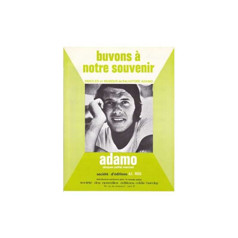 BUVONS À NOTRE SOUVENIR