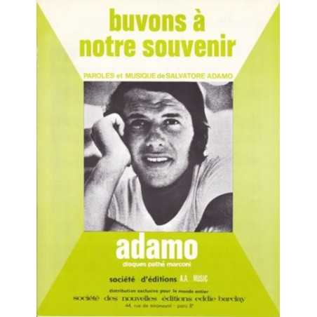 BUVONS À NOTRE SOUVENIR