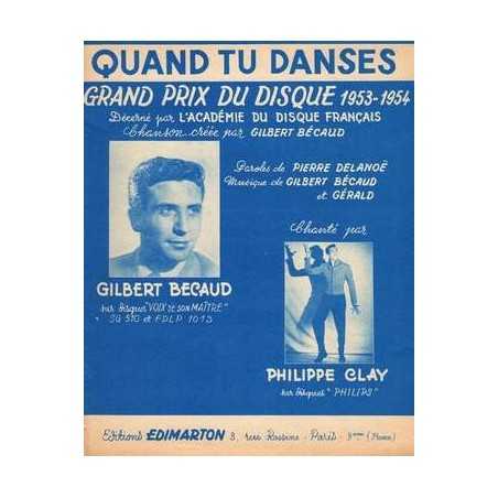QUAND TU DANSES