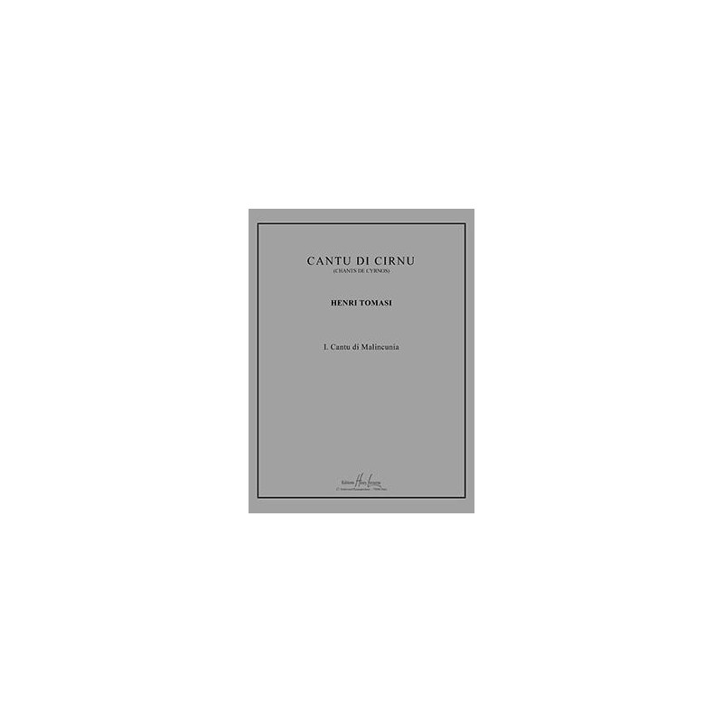 CANTU DI MALINCUNIA