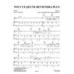 TOUT CE QUI NE REVIENDRA PLUS