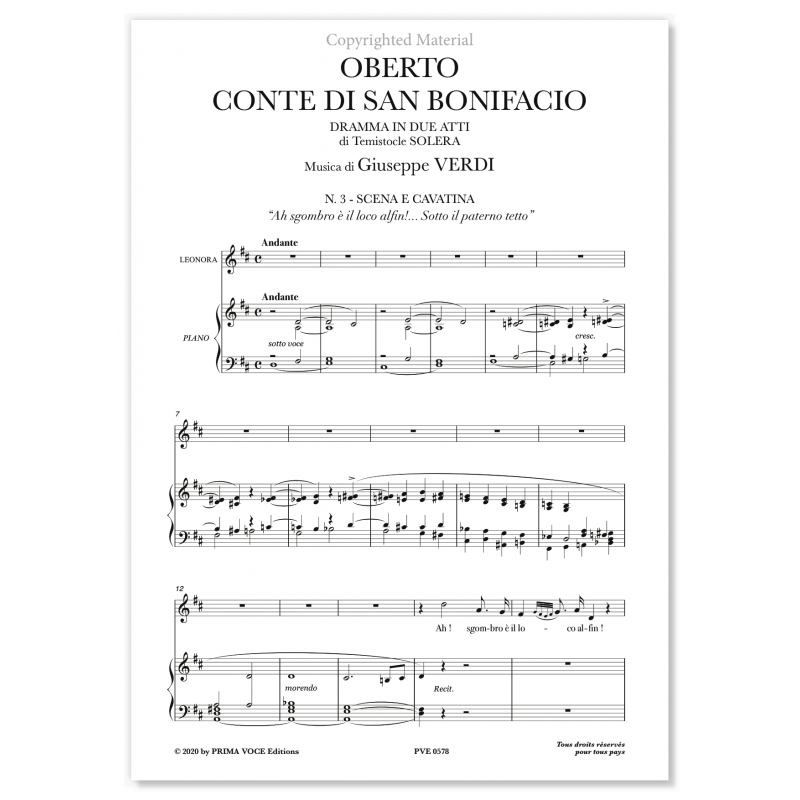 AH SGOMBRO È IL LOCO ALFIN !... SOTTO IL PATERNO TETTO (LEONORA)